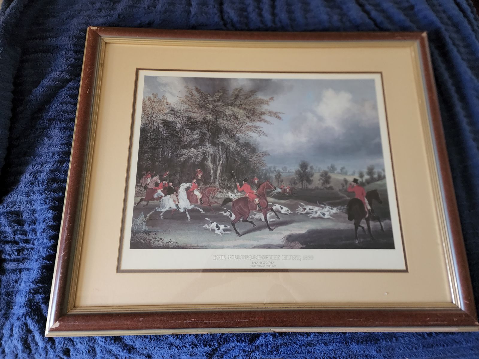 Framed Art.... The Hertfordshire Hunt, 1839