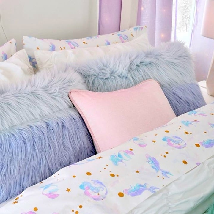 Girls Mermaid Metallic Sheet Set - Twin/XL Twin- New- Pottery Barn
