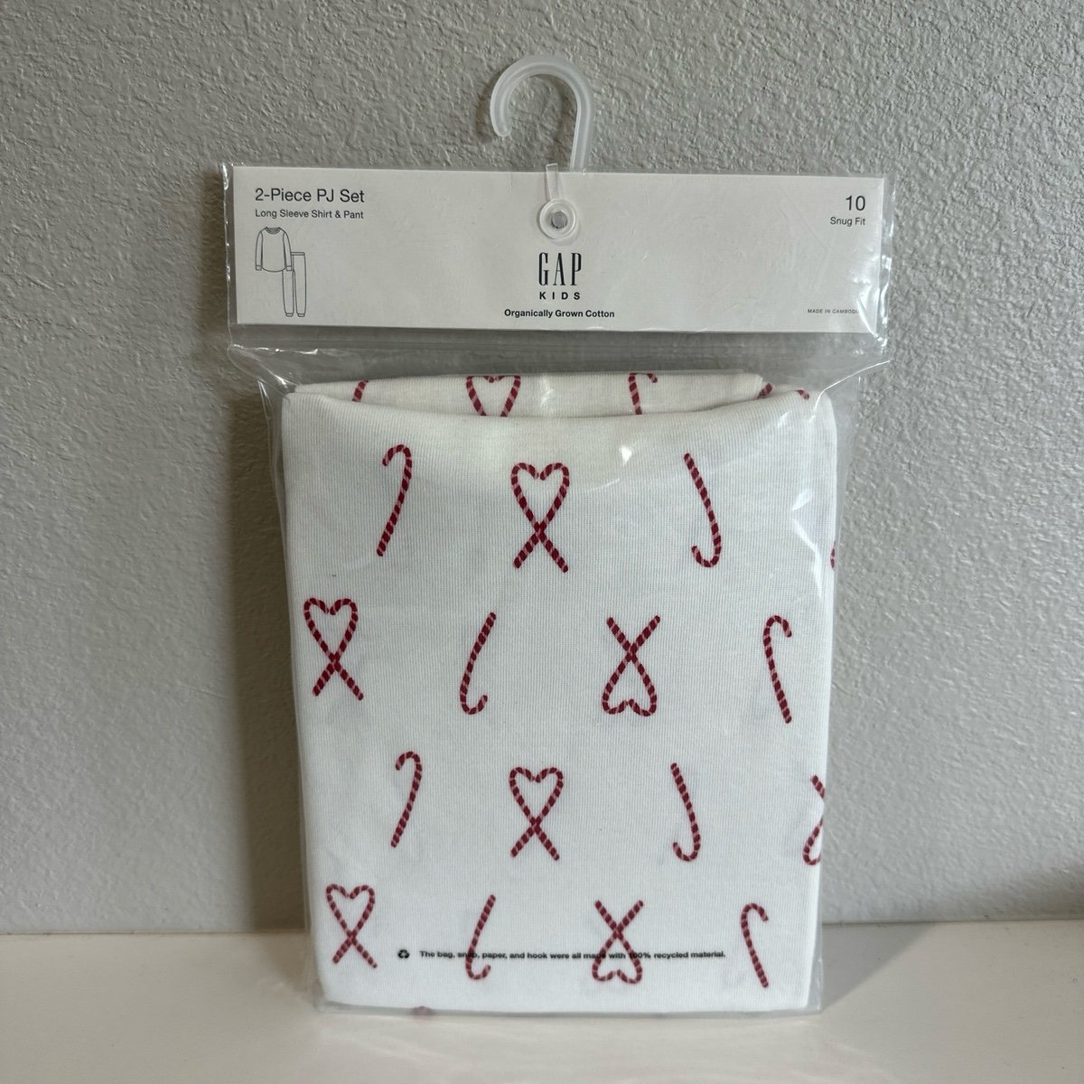 Gap Kids Candy Cane Pajama Set