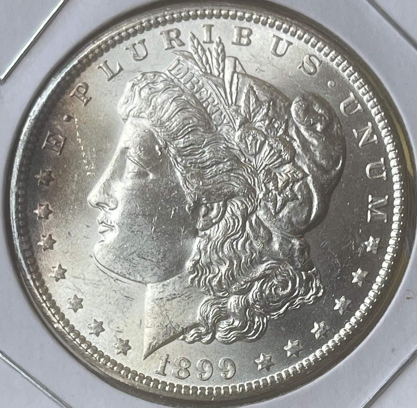 1899-O Morgan Silver Dollar ~ Slightly Toned Brilliant Uncirculated Condition