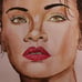 Original painting of Rihanna