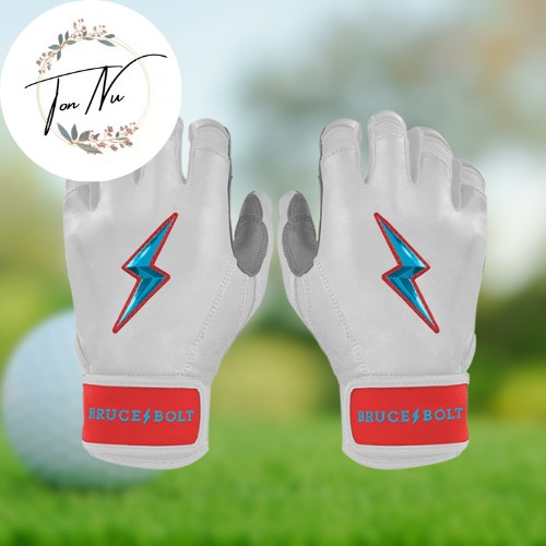 BB Men's Short Cuff Chrome Lewis Brinson Miami Series Batting Gloves Sz: S DKS85