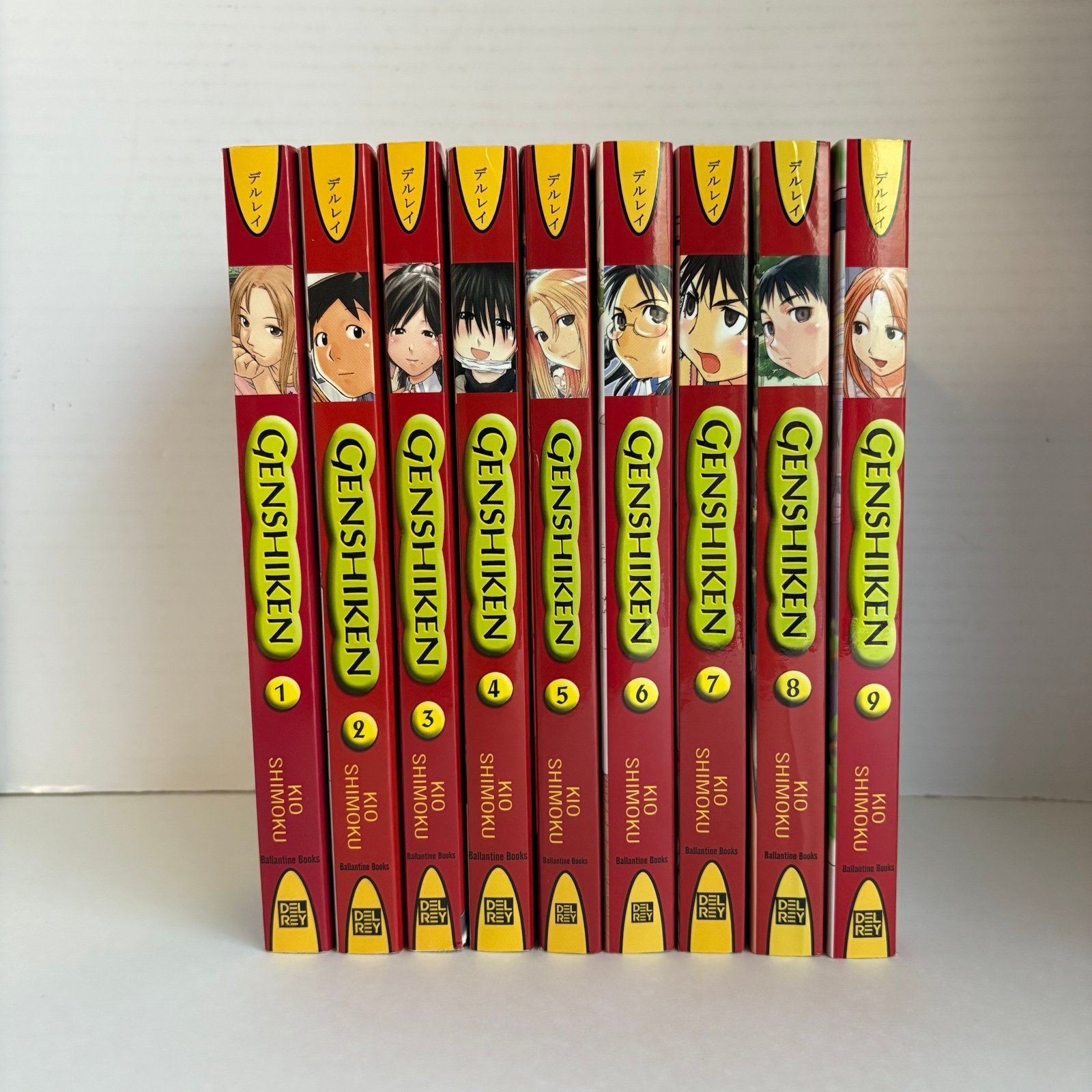 Genshiken Volumes 1-9 Complete Series Manga English Paperback DELREY