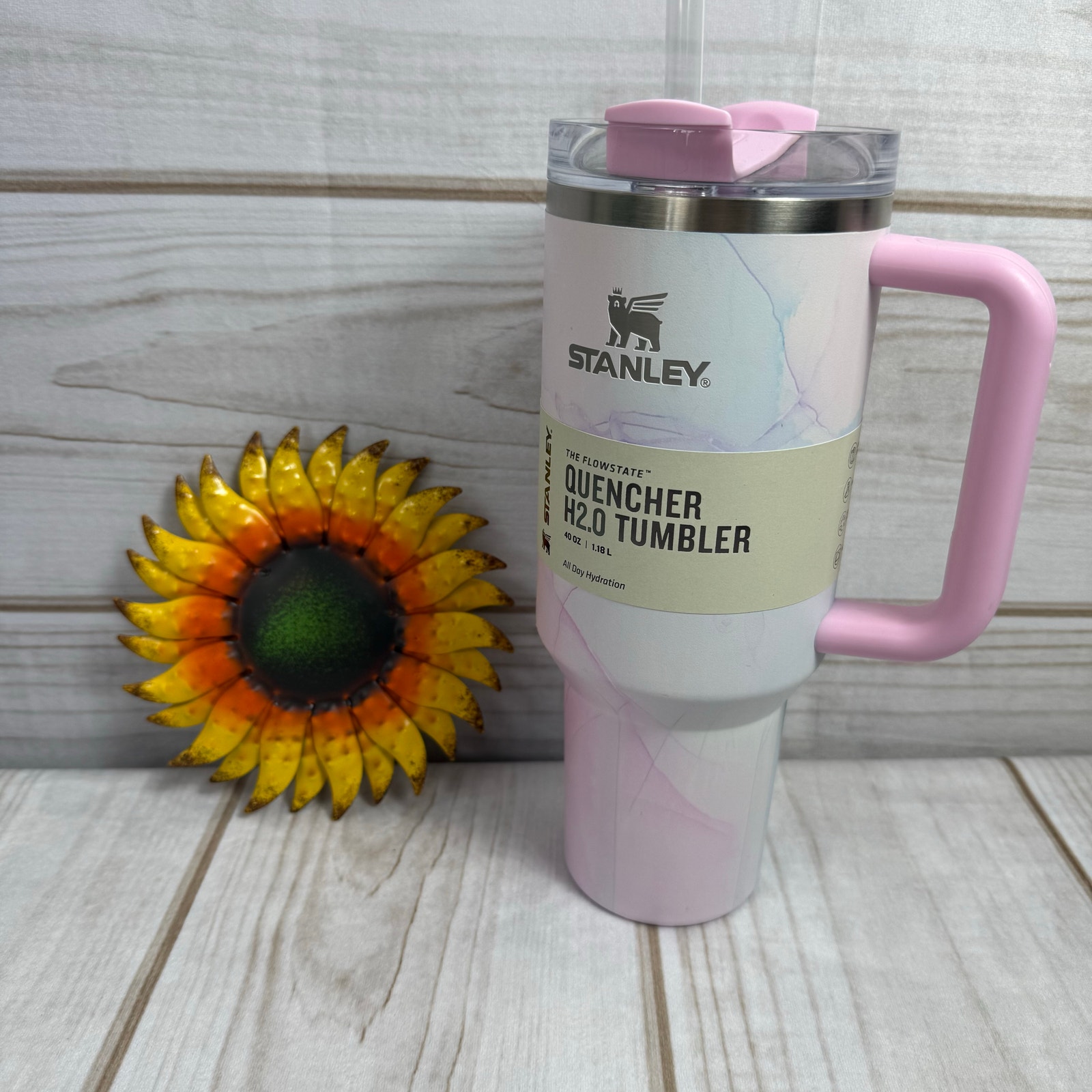Stanley x target watercolor tulle cup 40oz