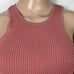 225 NEW CINQ A SEPT PINK SLEEVELESS RIBBED TOP