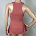 225 NEW CINQ A SEPT PINK SLEEVELESS RIBBED TOP