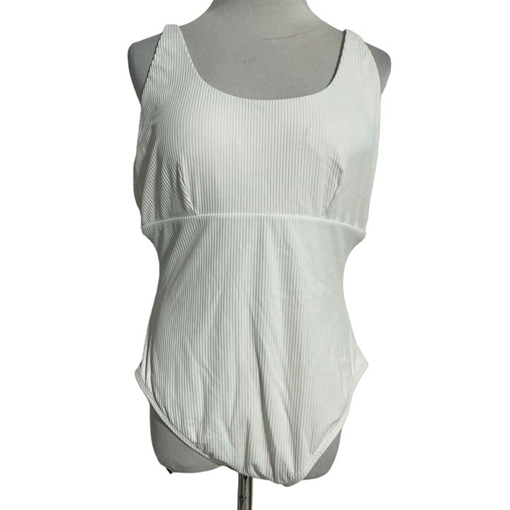 NEW Andie XL Atlantic Ribbed One-Piece Swimsuit