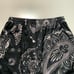 Fifty2Hundred Black Paisley AOP 7” Inseam Mesh Drawstring Basketball Shorts