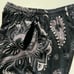 Fifty2Hundred Black Paisley AOP 7” Inseam Mesh Drawstring Basketball Shorts