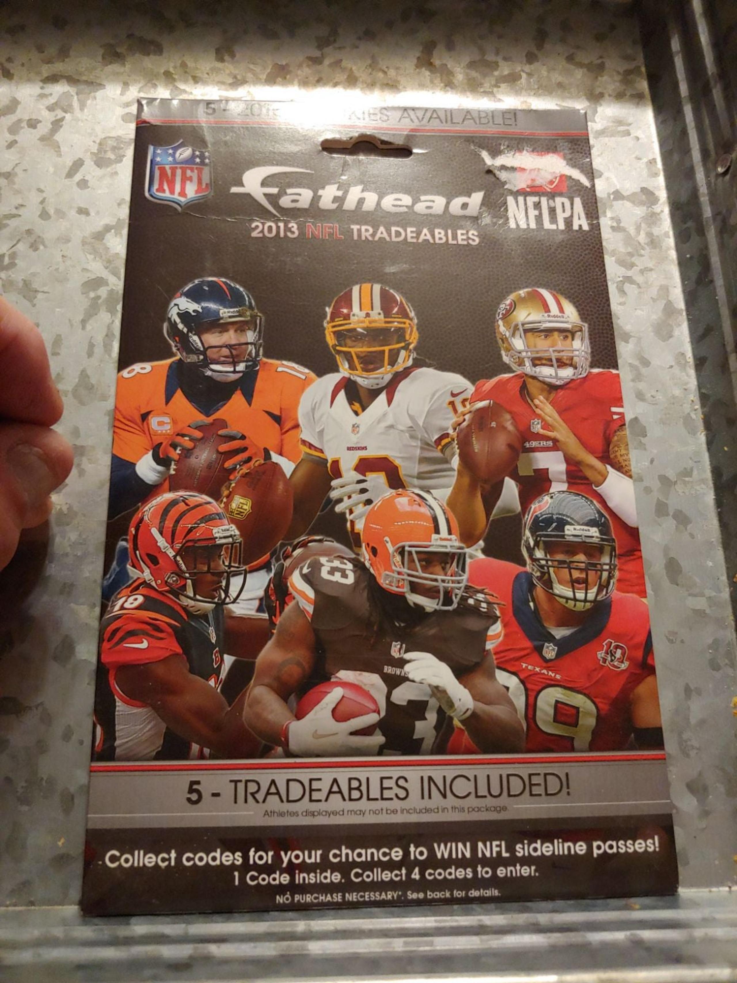 Fathead 2013 NFL Tradeables Pack (Includes 5 Random Tradeables)