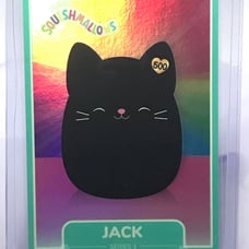 Squishmallows Jack th Cat HoloTrading Card