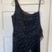 Vintage Y2K One Shoulder Beaded Pant Set Plus Sz Club Brat Summer Jean de Lys 12
