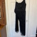 Vintage Y2K One Shoulder Beaded Pant Set Plus Sz Club Brat Summer Jean de Lys 12