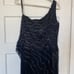 Vintage Y2K One Shoulder Beaded Pant Set Plus Sz Club Brat Summer Jean de Lys 12