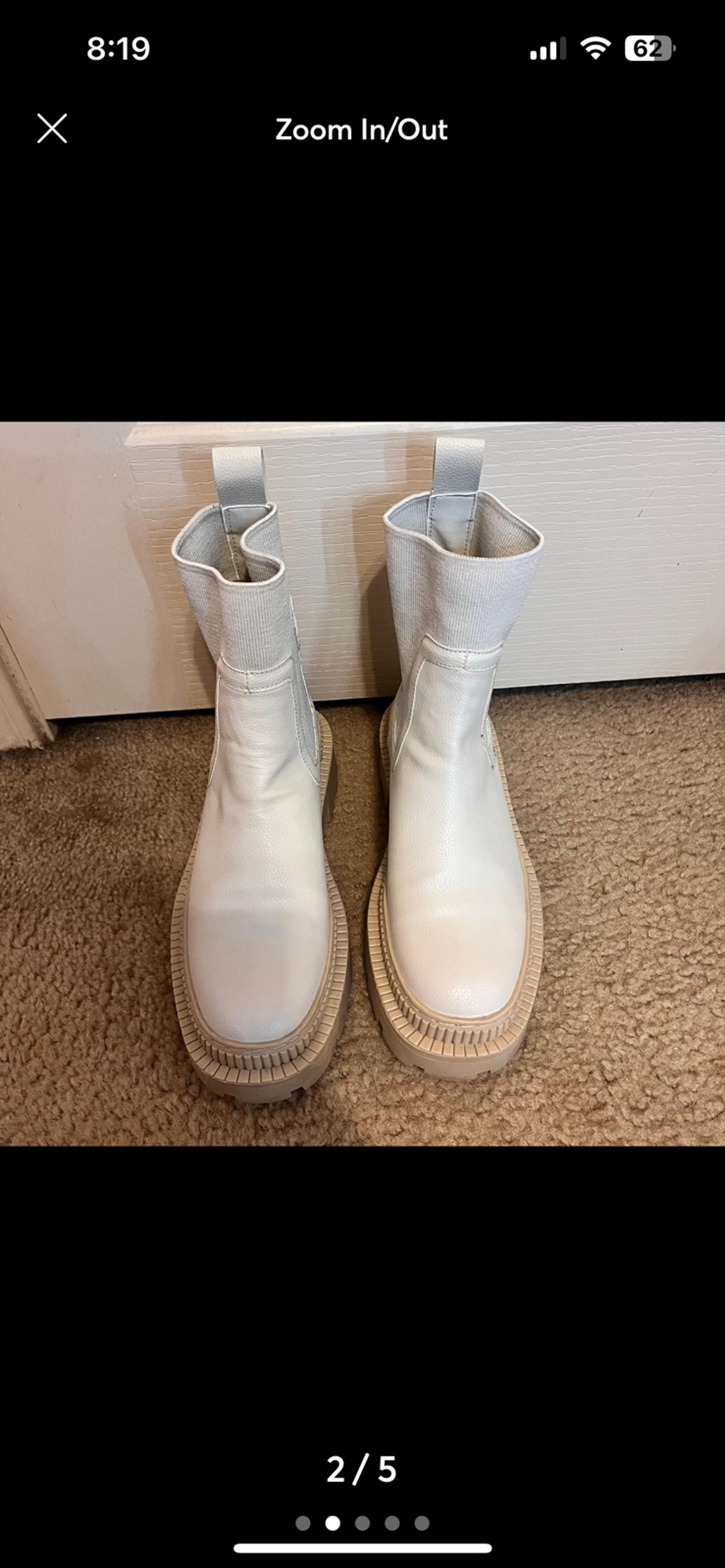 Mango Combat Boots size 6.5