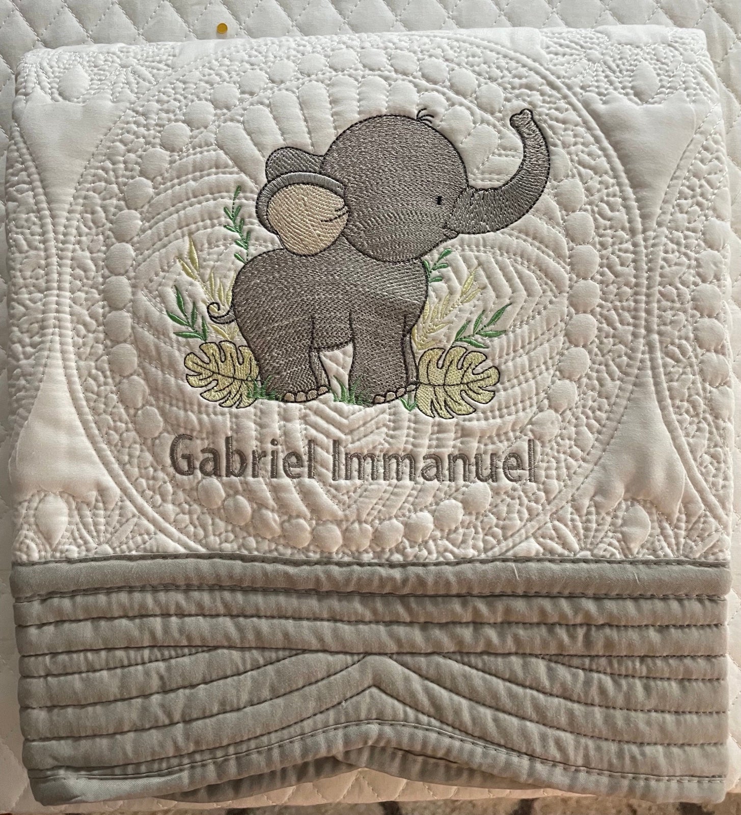 Baby Heirloom Embroidered Quilts