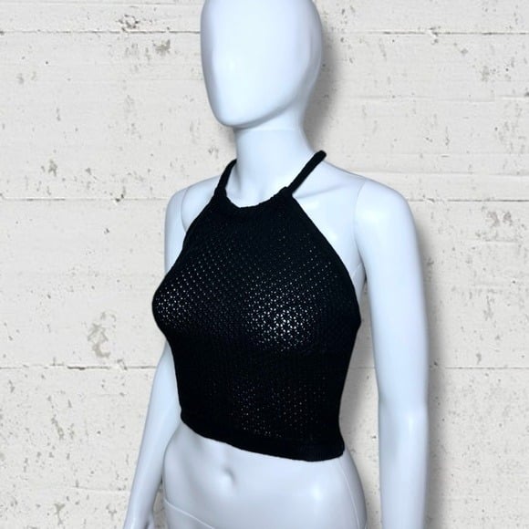 NWT House of Harlow 1960 Knit Rope Crop Top