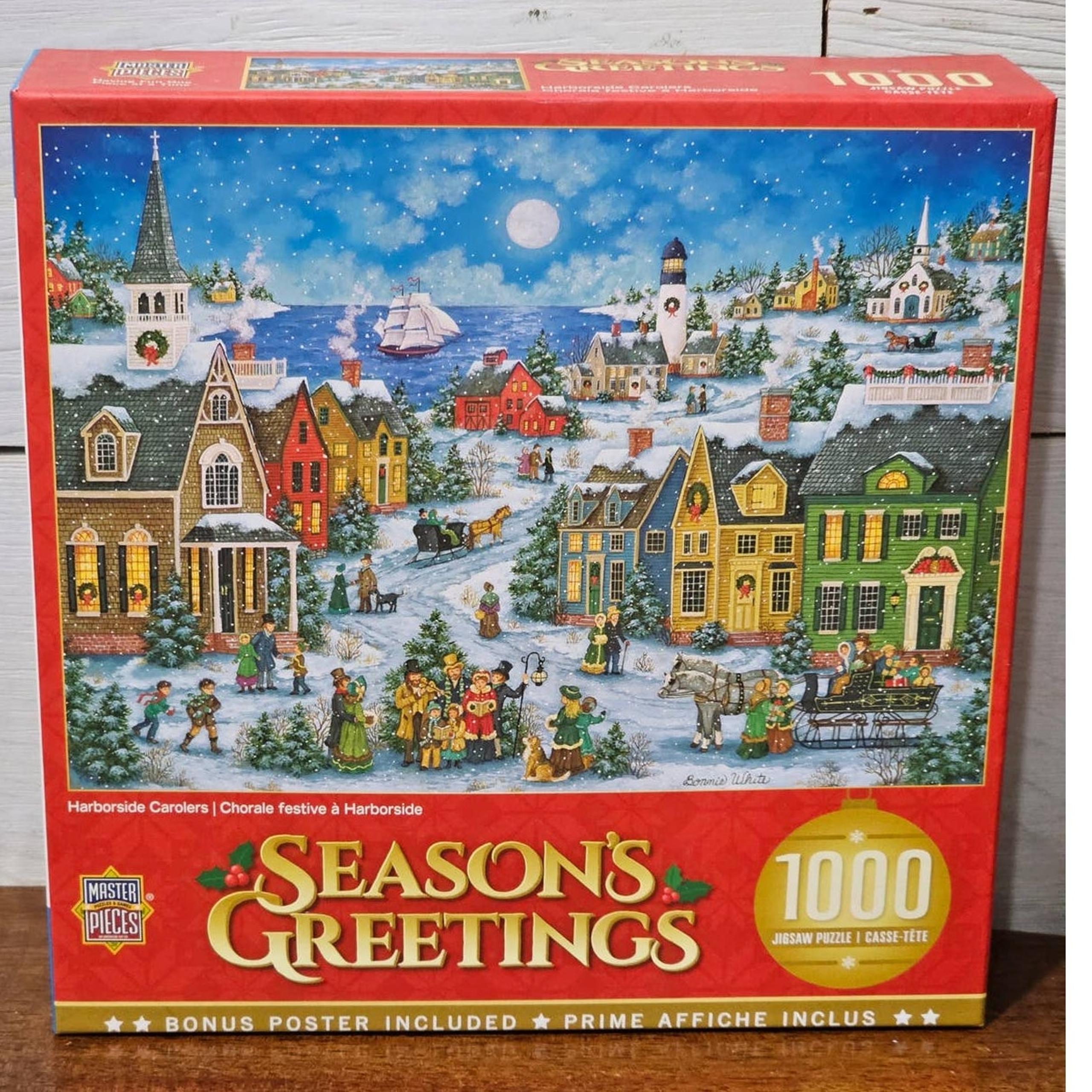 MasterPieces 1000 Piece Christmas Jigsaw Puzzle Harbor Side Carolers