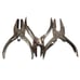 Lot of 3 Vintage Vigor Parallel Pliers Watchmaker Jeweler Optician Craft