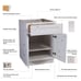 Brookings Bridge Wall Cabinet in Espresso, 21-Inches H by 33-Inches W