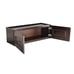 Brookings Bridge Wall Cabinet in Espresso, 21-Inches H by 33-Inches W