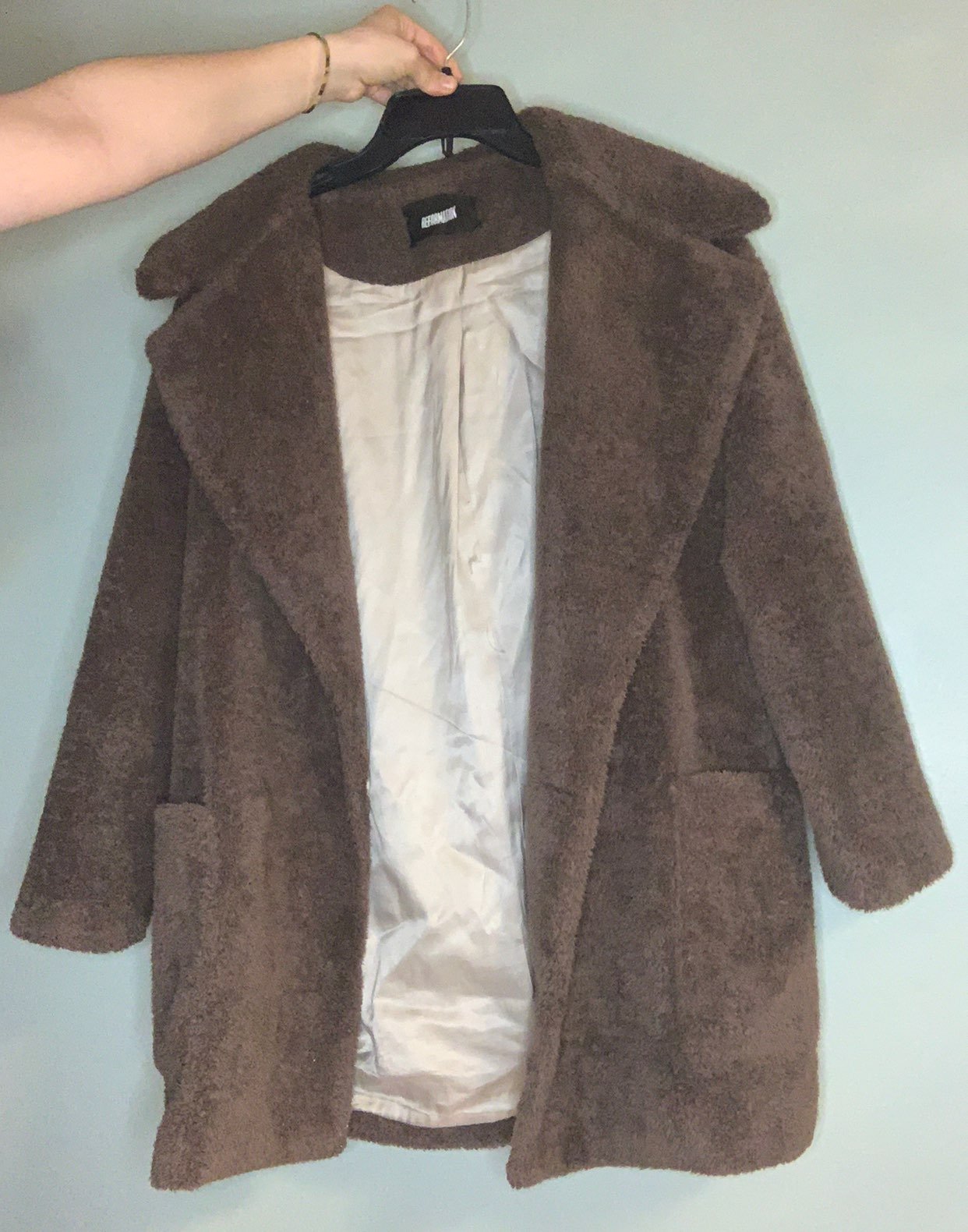 Reformation Faux Fur Teddy Coat