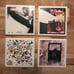Led Zeppelin Covers Coaster Set - Unique Ceramic Coasters - Set of 4