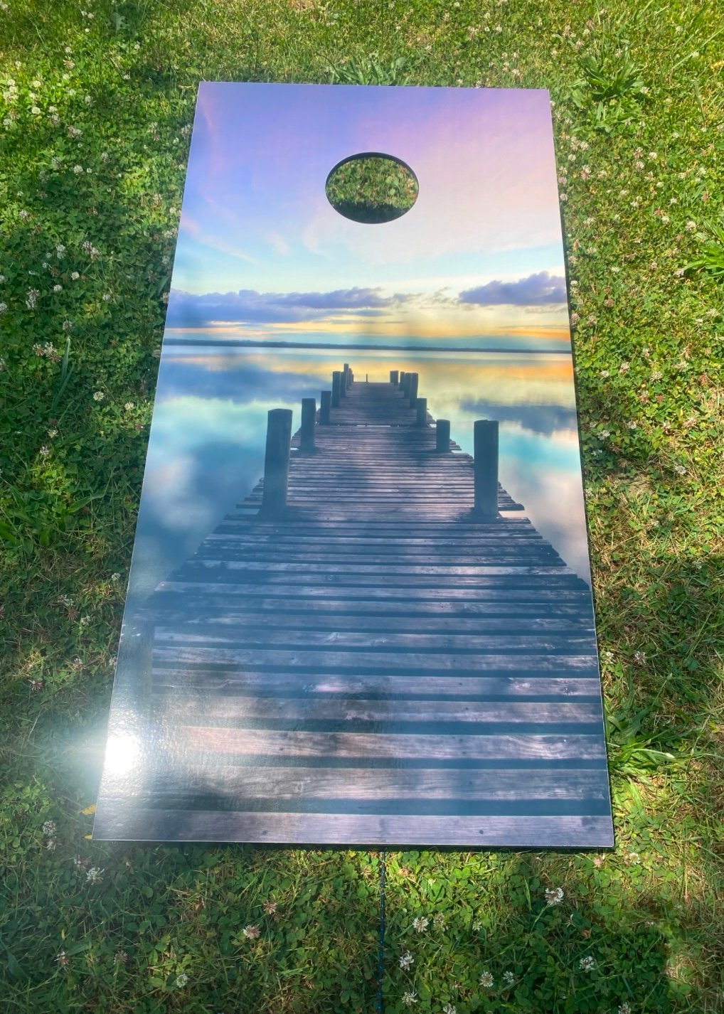 Custom All American Cornhole Boards.