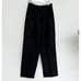 The Frankie Shop Pants Maesa Cargo Pants Straight Leg Pleated Black Trouser