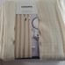 New Kohls Sonoma Shower Curtain Ivory Beige Woven Quinn Collection