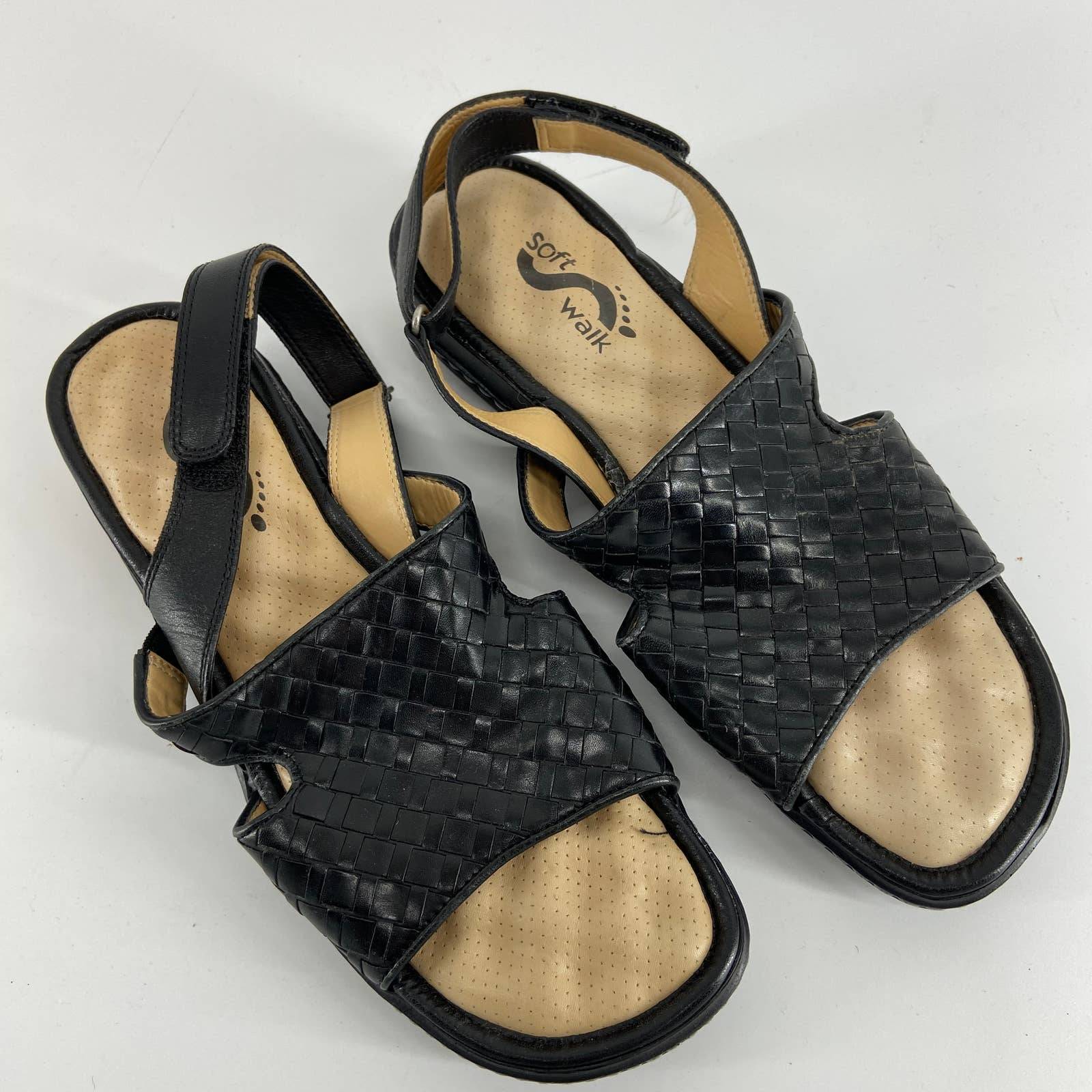 NEW SOFTWALK WOMEN'S BLACK AGOURA SANDAL FREE SHIPPING-NWOB GREAT NEW SHOES! NEW SOFTWALK WOMEN'S BLACK AGOURA SANDAL FREE SHIPPING-NWOB GREAT NEW SHOES!