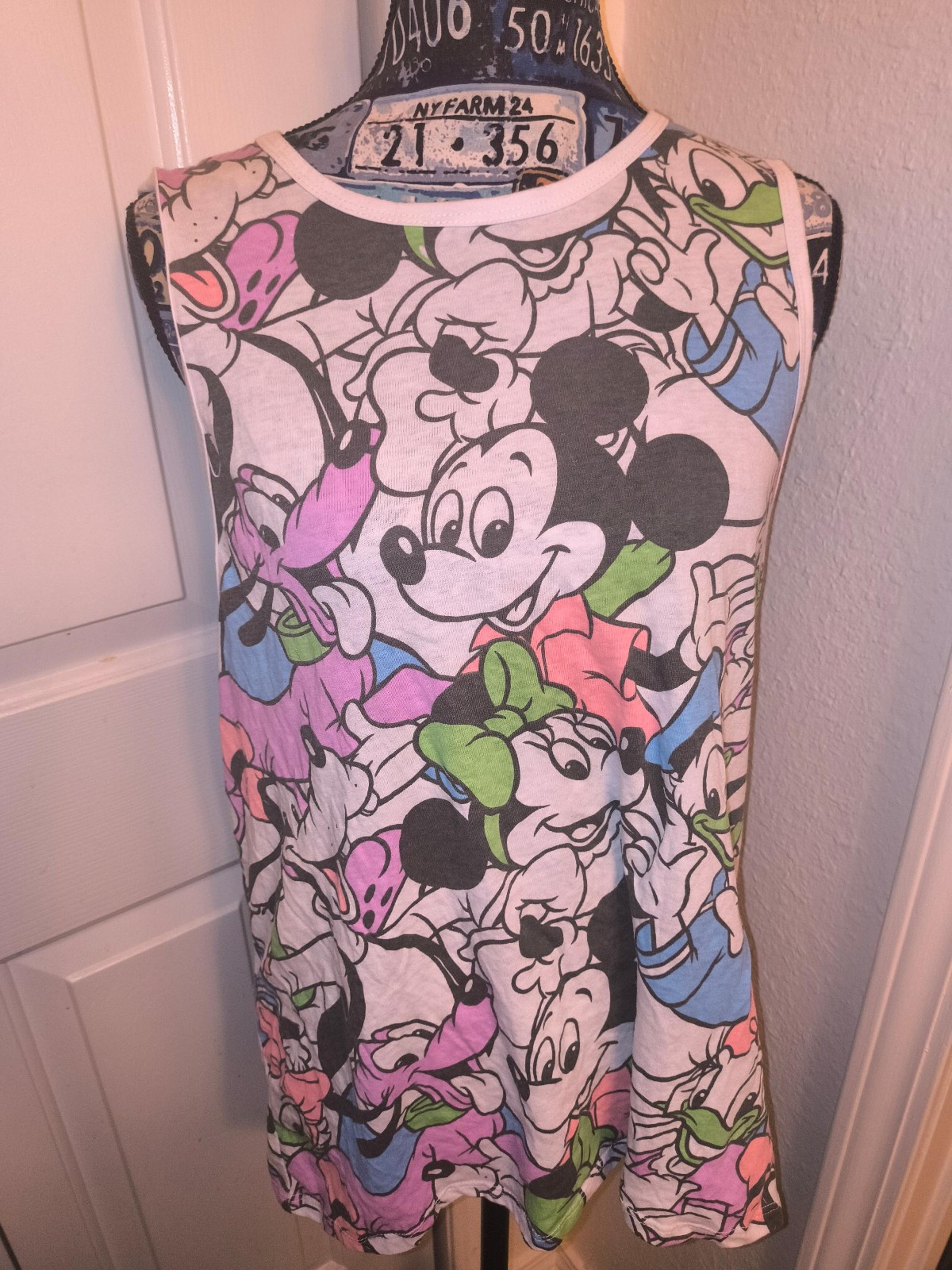 Disney Plus size xl women's tank top tee shirt Mickey Minnie mouse Donald duck