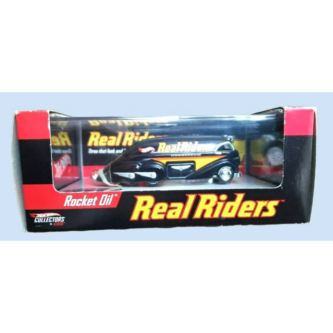 2005 Hot Wheels ROCKET OIL REAL RIDERS 1:64 BLACK Limited