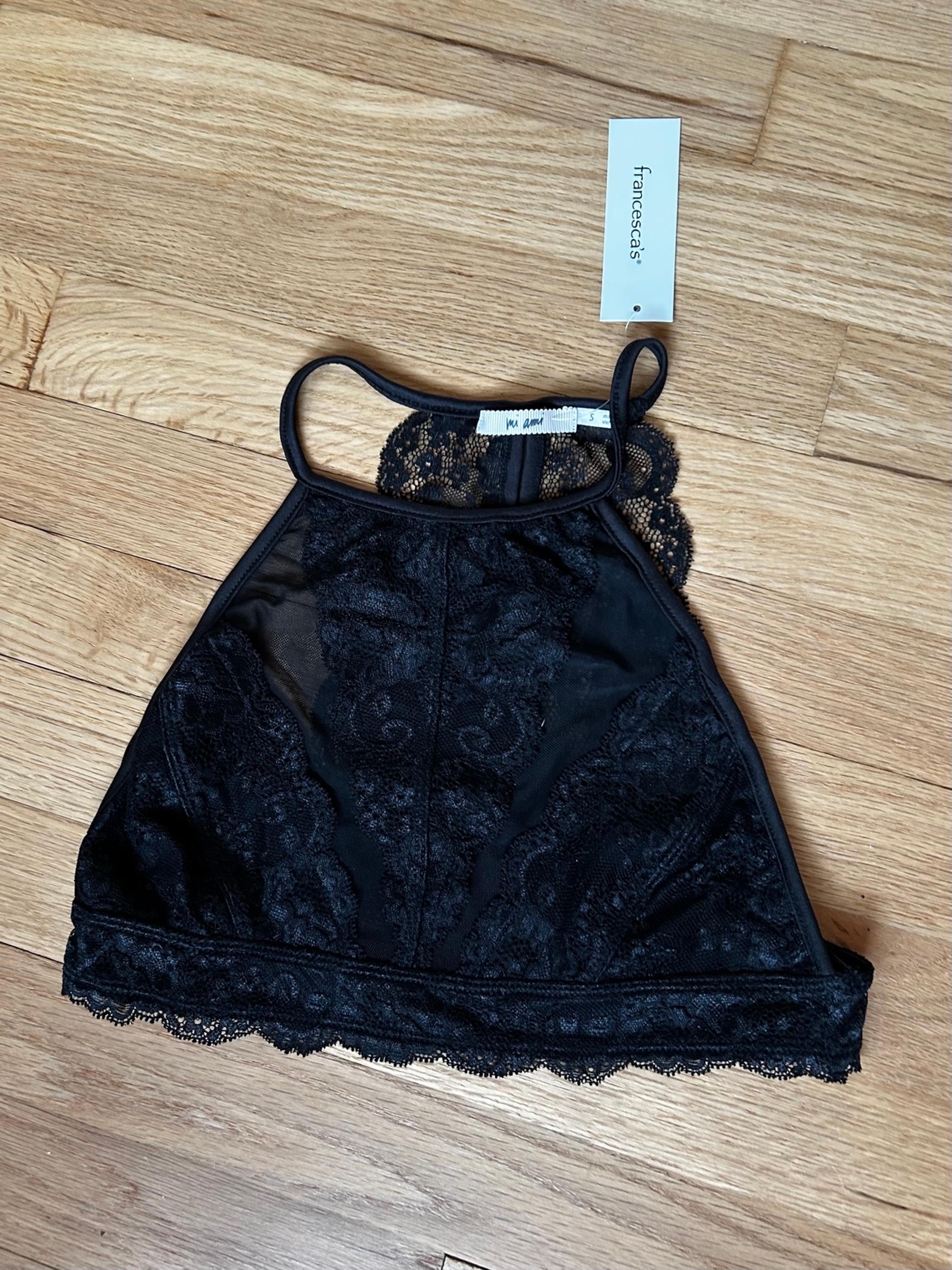 New black lace Bralette