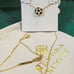 kendra Scott Soccer gold short pendant necklace in ivory mother of ppearl