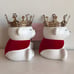 Bath and body works polar bear single wick candle holder set of 2 2021 Rare!