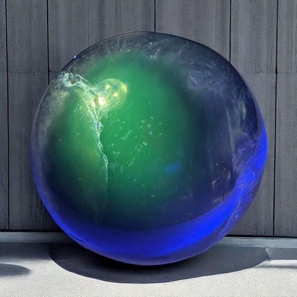 Volcano Agate Sphere UV Reactive (#3)