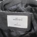 Wilfred Wrap Front Mini Skirt Grey Plaid Wool Cashmere Blend SZ 2