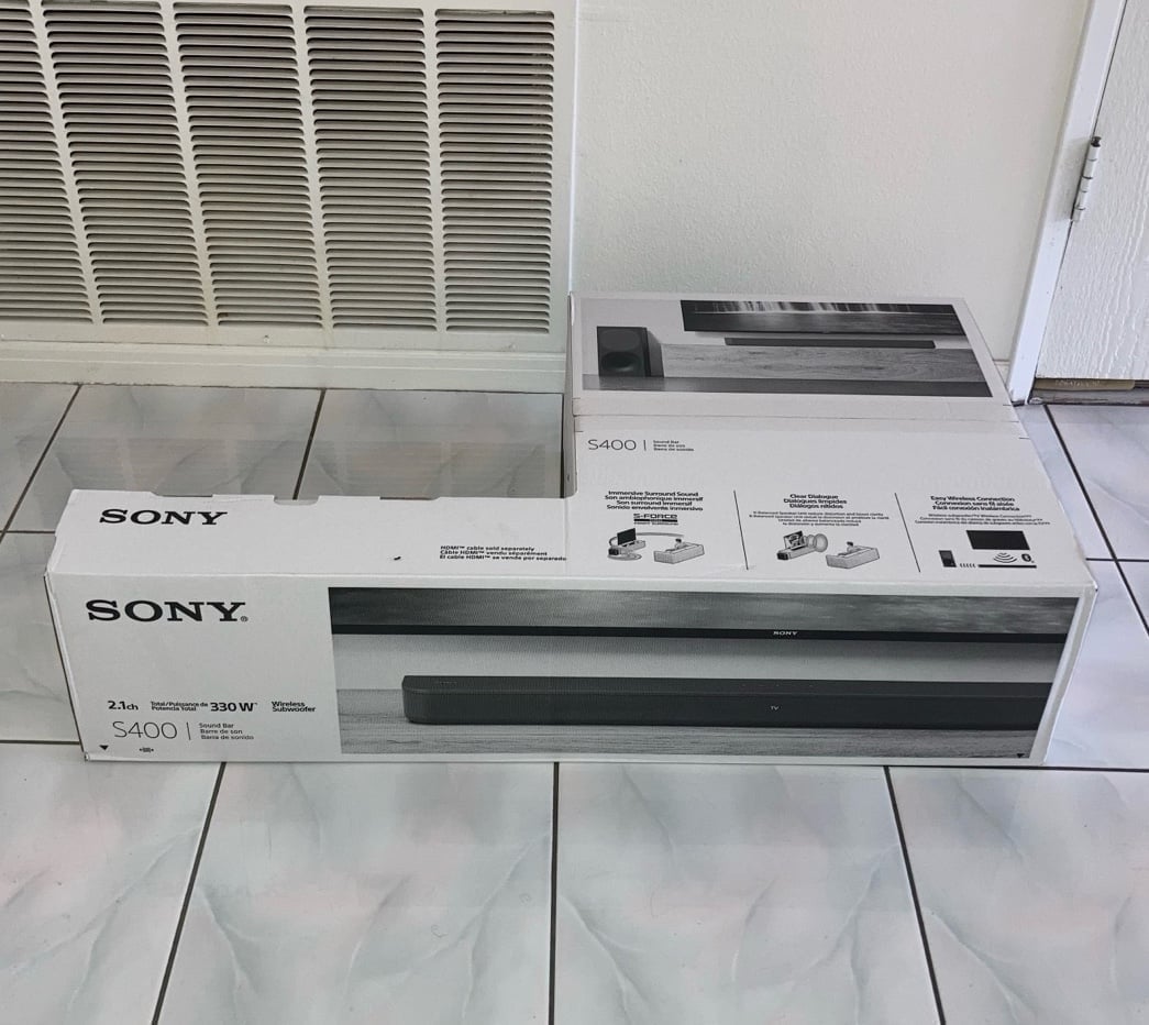 Sony HT-S400 2.1ch Soundbar with Wireless Subwoofer