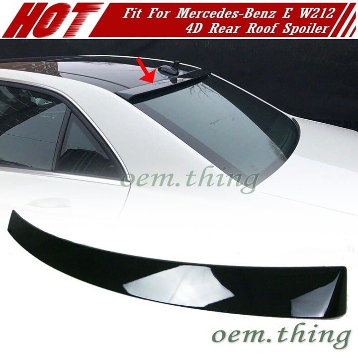 2010-2016 Mercedes BenZ E-class W212 Roof Wing PG Style Gloss Black Brand New