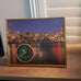 Vintage New York Clock Light & decoration Optic Fibre lamp Venus Quartz Skyline