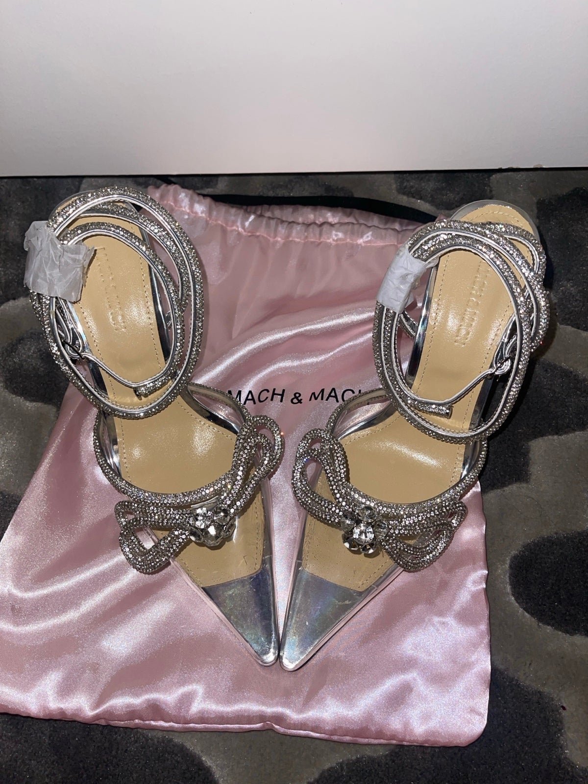 Mach & Mach clear heel size 8