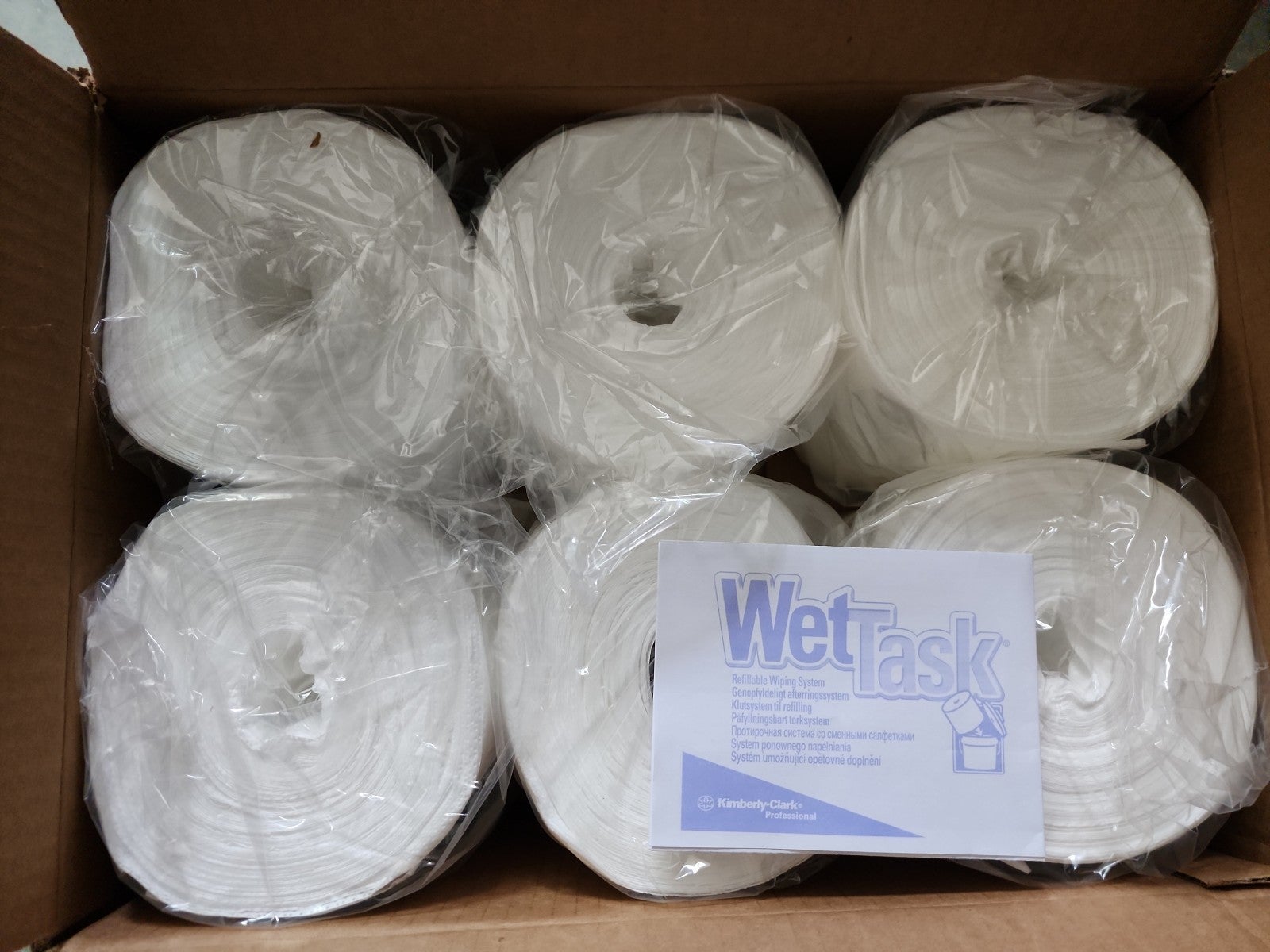 Kimtech Wipes for Bleach Disinfectants and Sanitizers 6 rolls