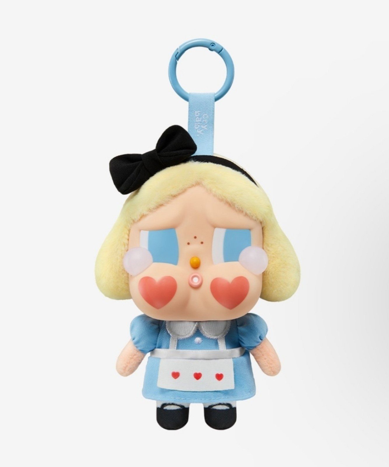 Pop Mart Crybaby Crying Again Series Vinyl Face Plush Pendant - She's Alice