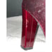 Cecilia New York Red Crushed Velvet Patent Maryjanes Strap Pumps Heels Size 9.5