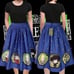 Unique Village x Beetle Juice Characters Full Flared Skirt Size 3X (20)