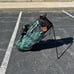 Nike Golf Bag 4-Way Divider Stand Carry Green Black 3-Pockets Mens USED