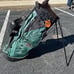 Nike Golf Bag 4-Way Divider Stand Carry Green Black 3-Pockets Mens USED