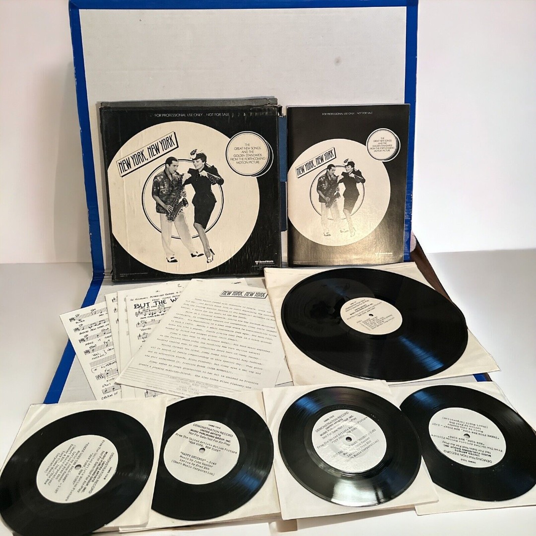 promo box Liza Minnelli NEW YORK NEW YORK movie LP + four 45's music bk PR etc