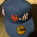 New York Mets and New York Yankees 2000 World Series hat size 7 1/8